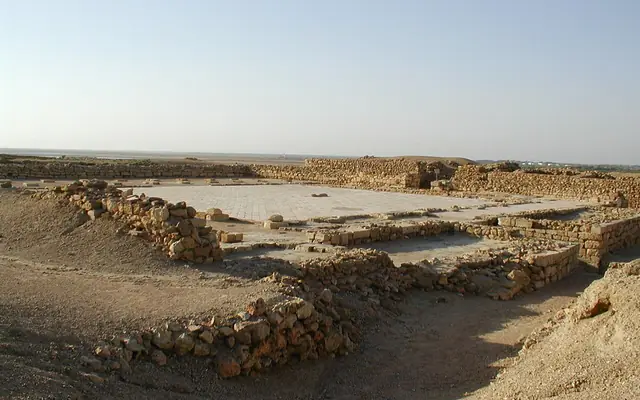 Remains of the grand mosque at Banbhore