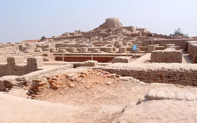 Stupa mound at Mohenjo-daro