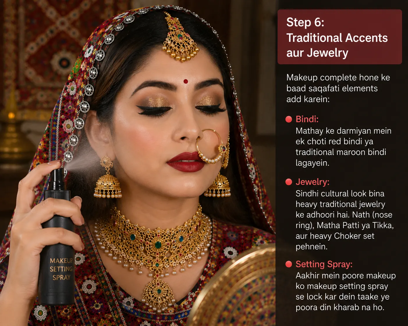 Traditional Accents aur Jewelry