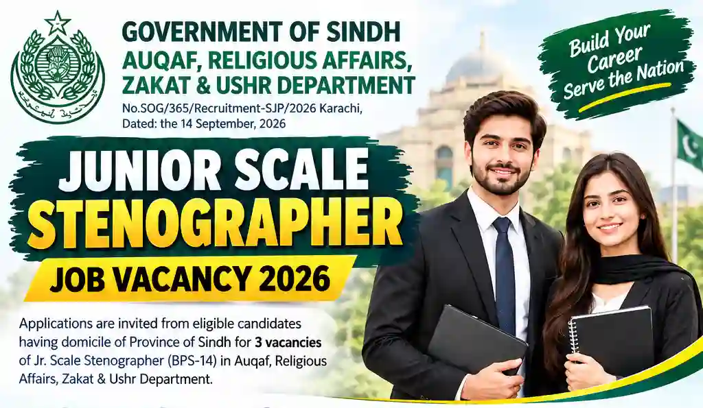 Jr. Scale Stenographer Jobs 2026