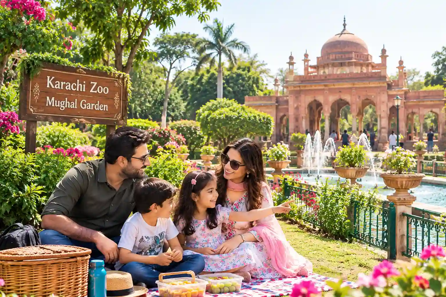 Karachi Zoo ka Mughal Garden