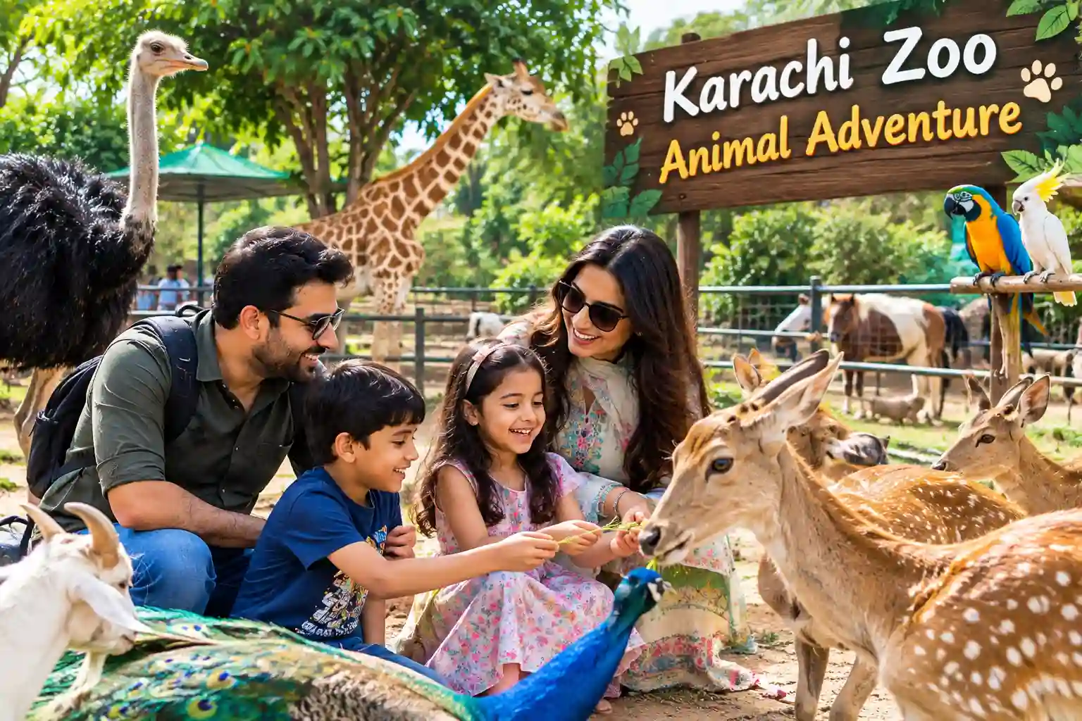 Karachi Zoo mein janwar