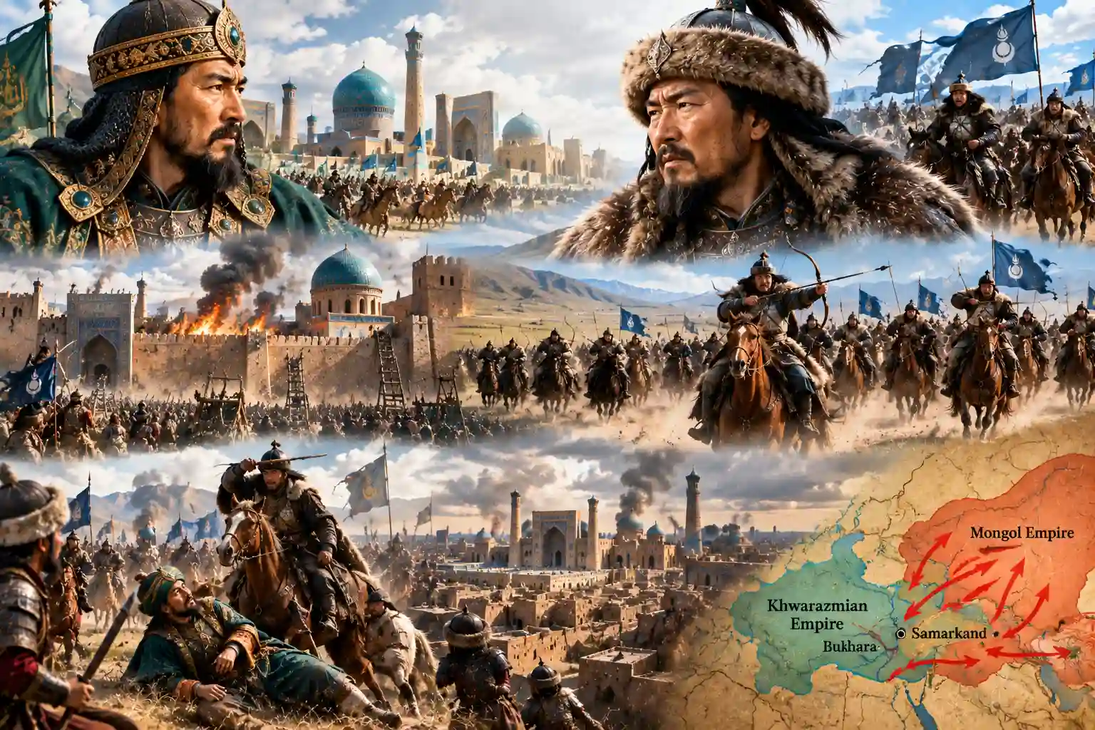 Khwarazm Shah aur Mongolon Ka Takrao
