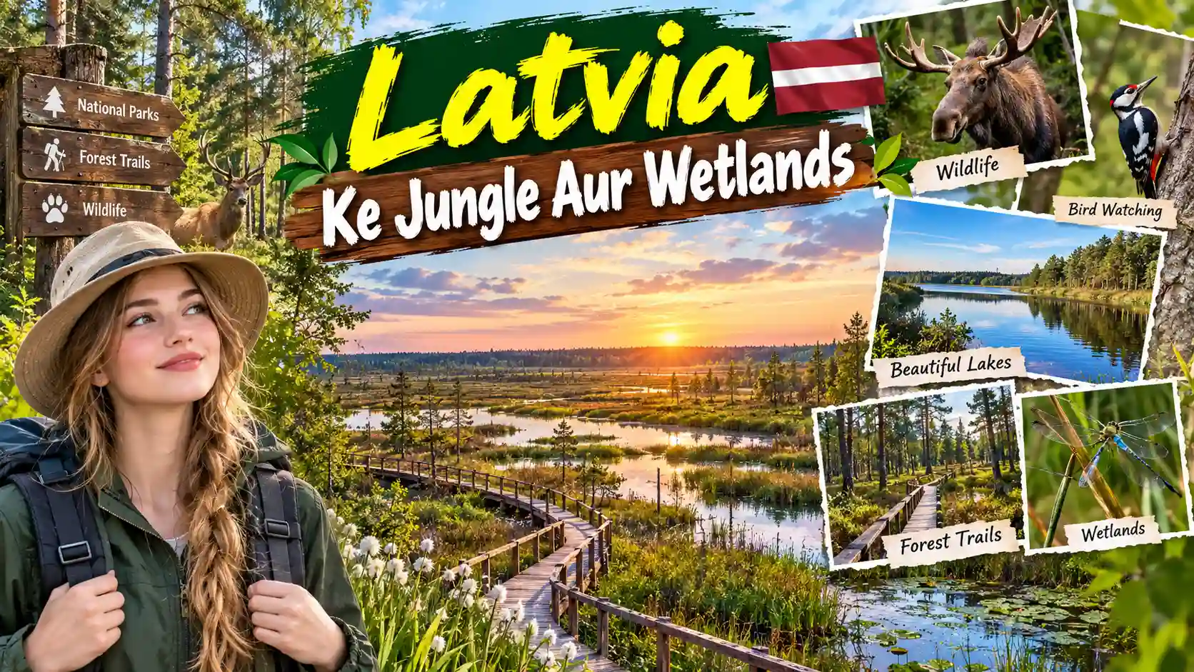 Latvia Ke Jungle Aur Wetlands