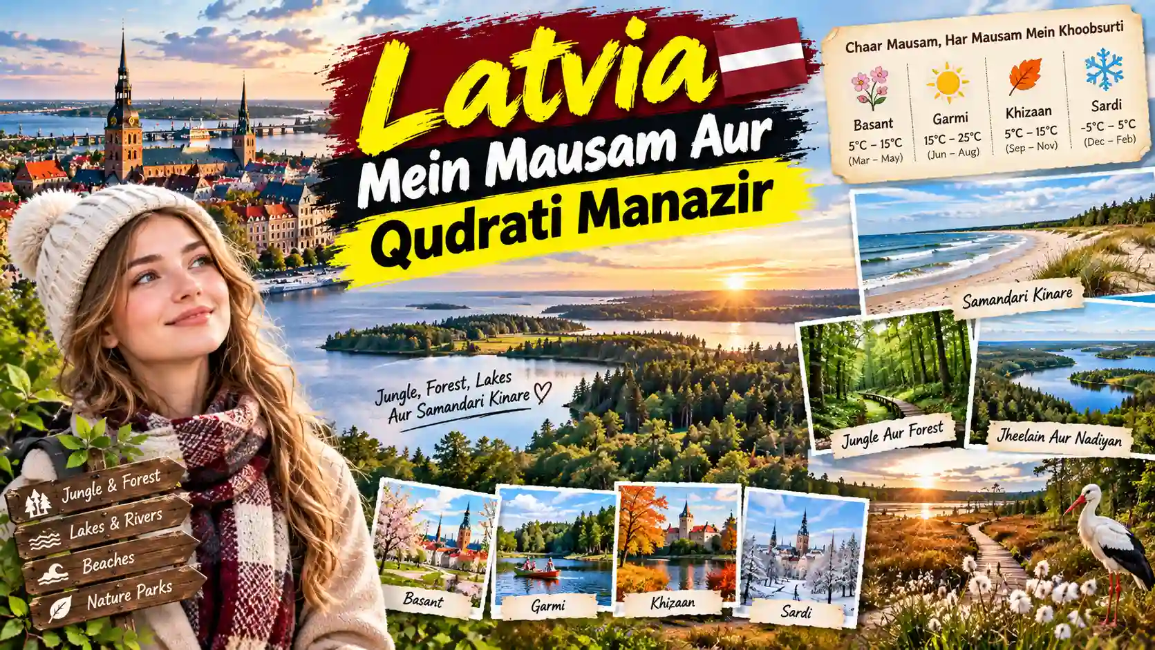 Latvia Mein Mausam Aur Qudrati Manazir