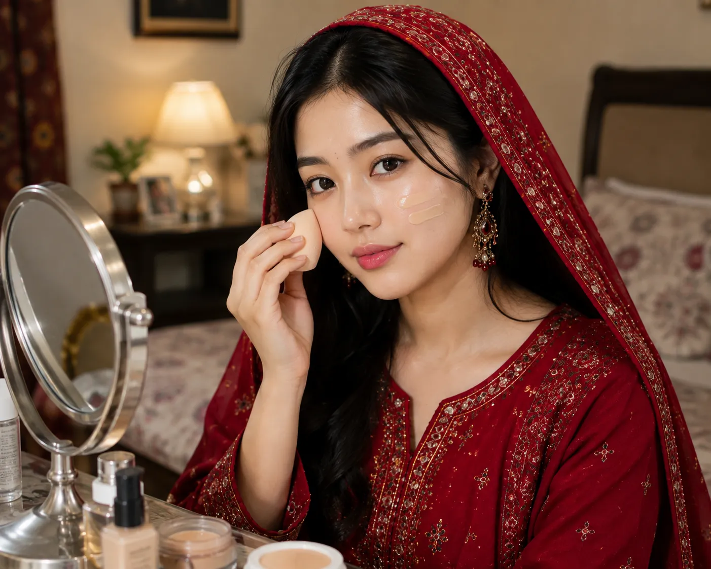 Light-Weight Foundation aur “Glass Skin” Base