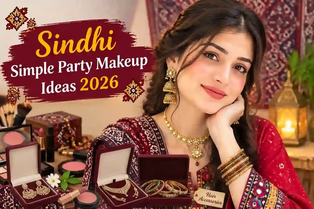 Sindhi Makeup Look Mein Jewelry