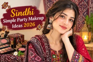Sindhi Simple Party Makeup Ideas 2026 Ghar Par Asan Aur Khoobsurat Look
