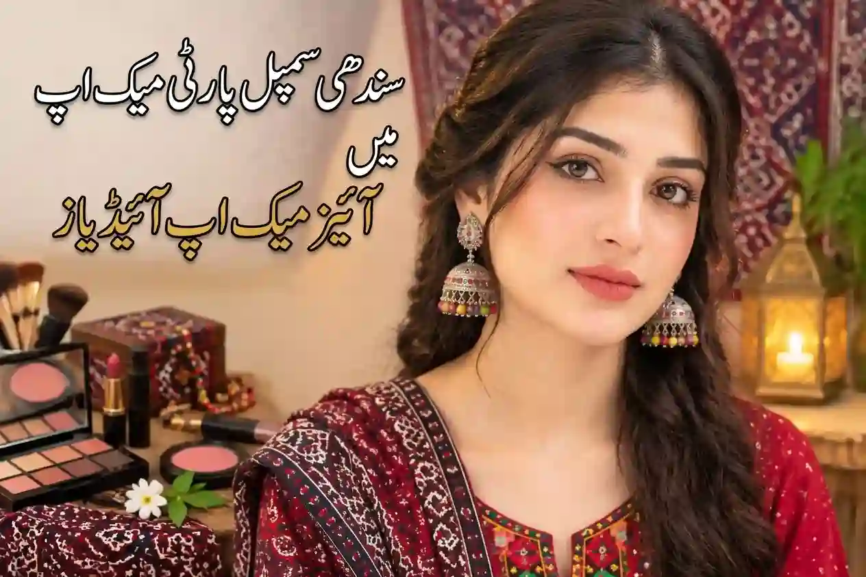 Sindhi Simple Party Makeup Mein Eyes Makeup