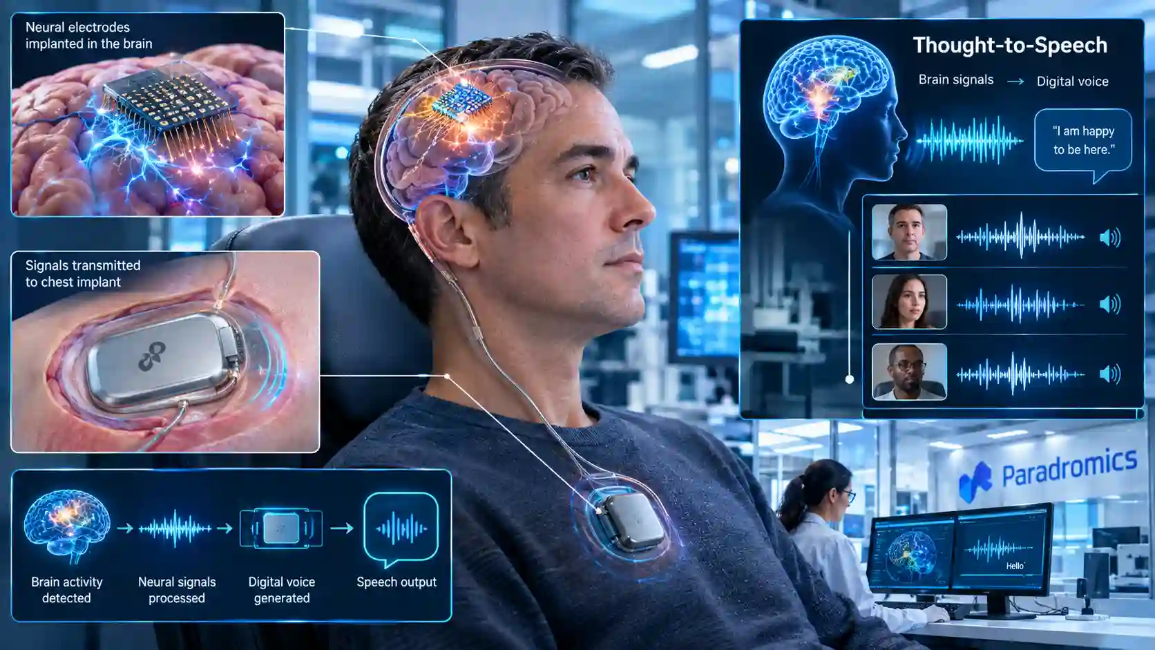 brain-computer interface ke liye aik nihayat patla ribbon jaisa implant develop kiya hai