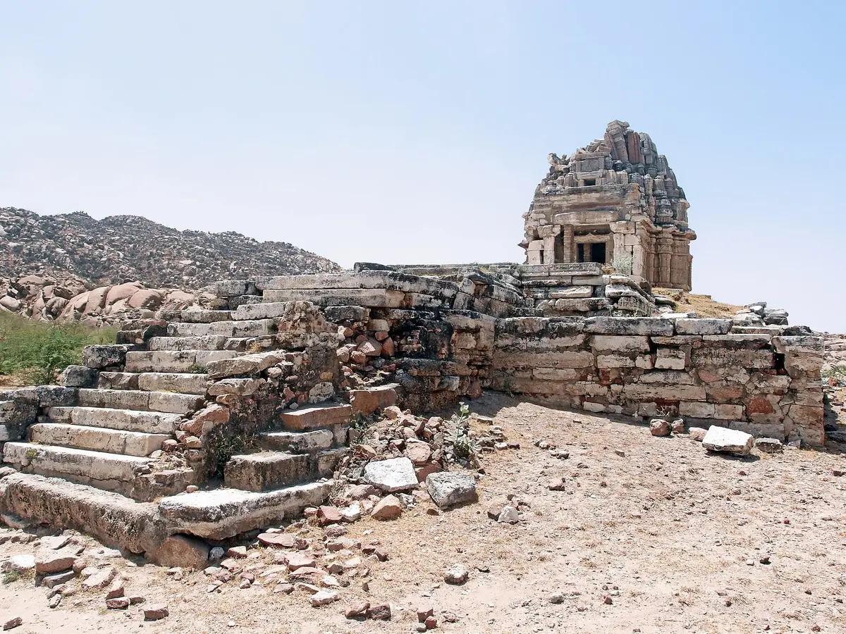 Remains of the ninth century Jain temple at Bhodesar near Nagarparkar