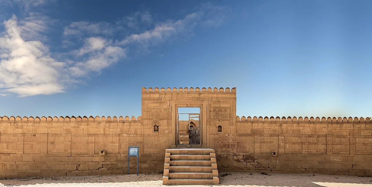 Tombs and graves spread across Makli Hill near Thatta