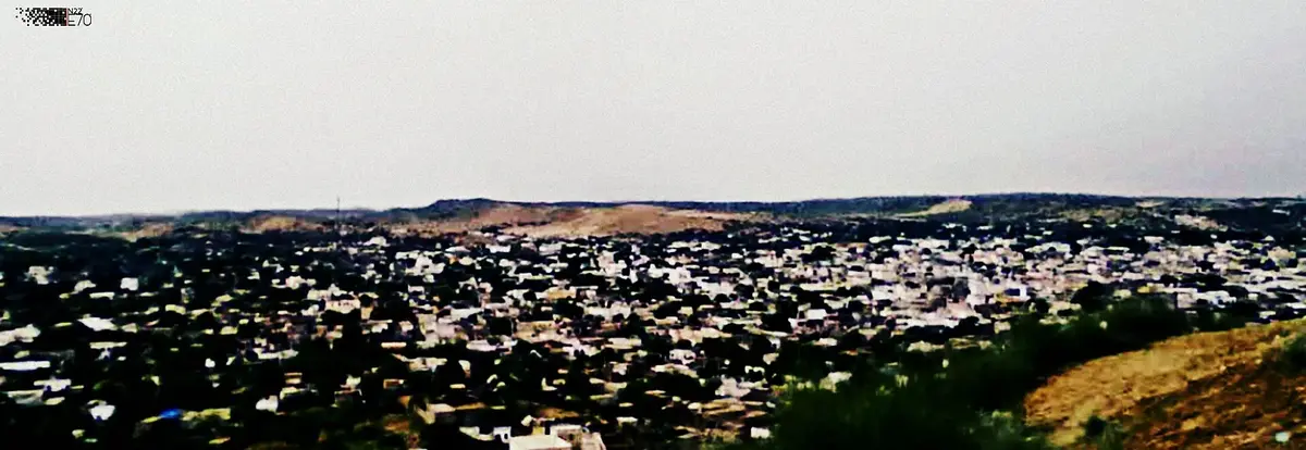 View of Mithi town, the headquarters of Tharparkar district
